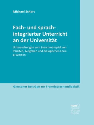 cover image of Fach- und sprachintegrierter Unterricht an der Universität